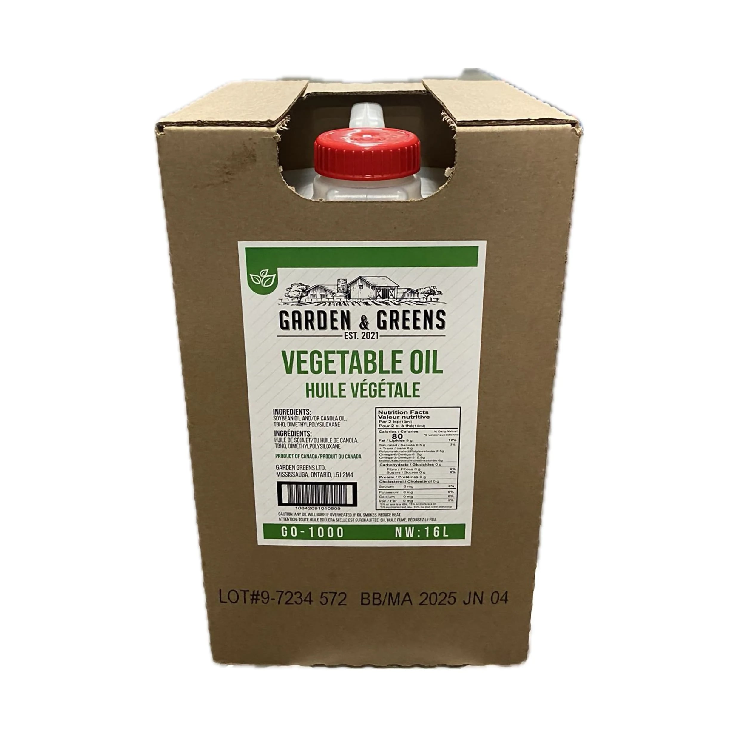 Huile vegetable 16lbs